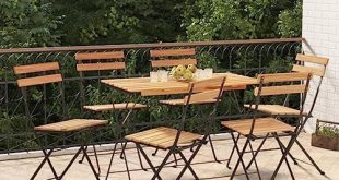 Elevate Our Outdoor Space: Reviewing 6 Folding Teak Bistro Chairs