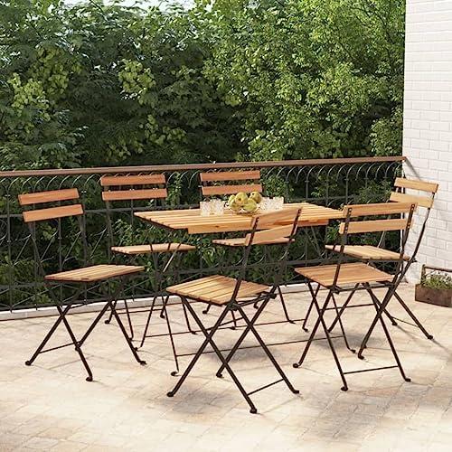 Elevate Our Outdoor Space: Reviewing 6 Folding Teak Bistro Chairs