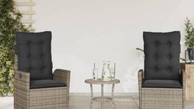 Unwinding in Style: Our Experience with Gray Rattan Recliners