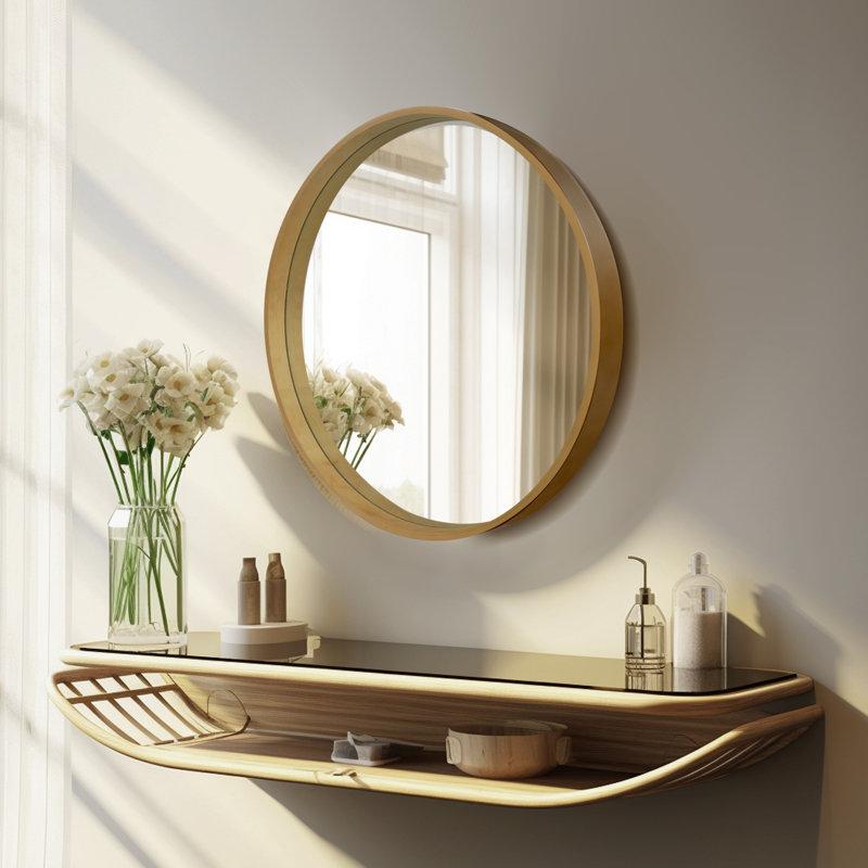 Choose wooden accents in mirrors ‌to enhance your bathroom oasis