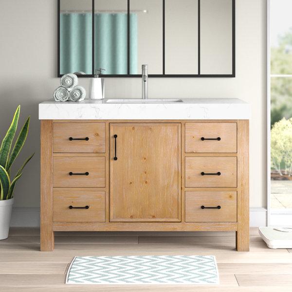 Opt for wooden vanities to enhance your wooden bathroom⁣ aesthetic