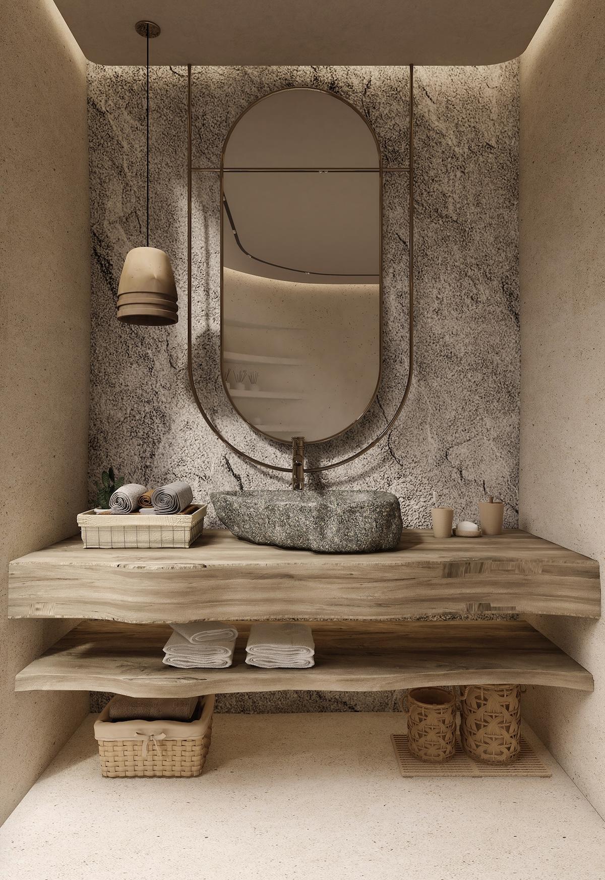 Use bamboo accents for a fresh, organic ⁣feel in your boho‍ bathroom