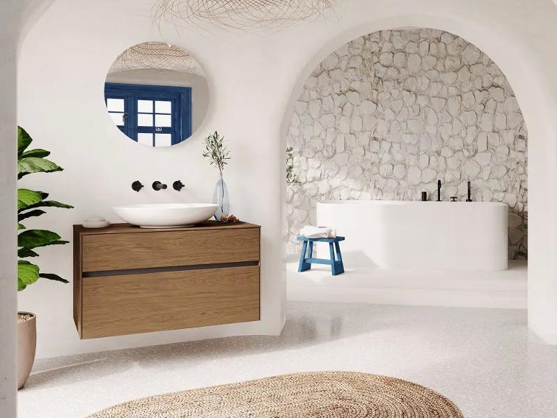 Celebrate individuality with ⁢an artistic gallery wall in your stunning boho ​bathroom