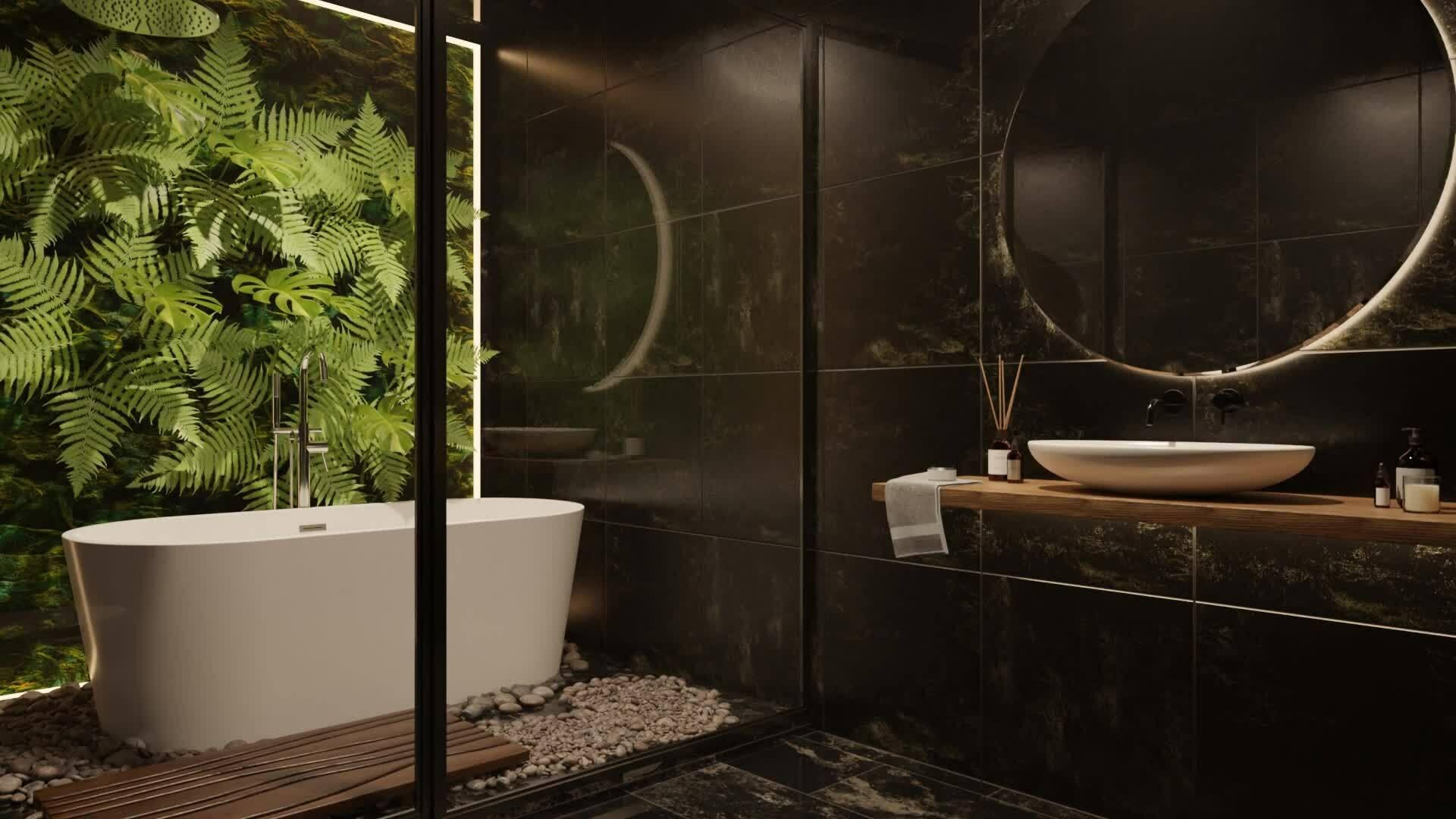 Indoor plants ⁢introduce freshness, enhancing the natural⁤ vibe of your eclectic bathroom