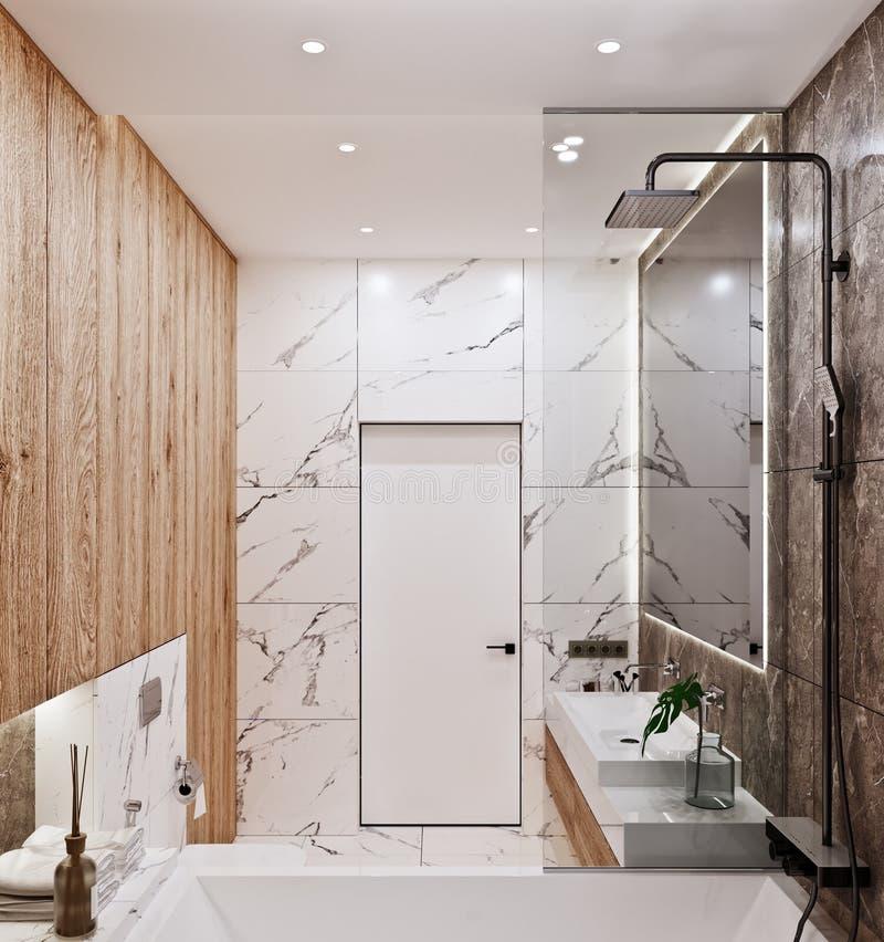 Use wooden elements ​to create a cohesive theme in the wooden ‌bathroom