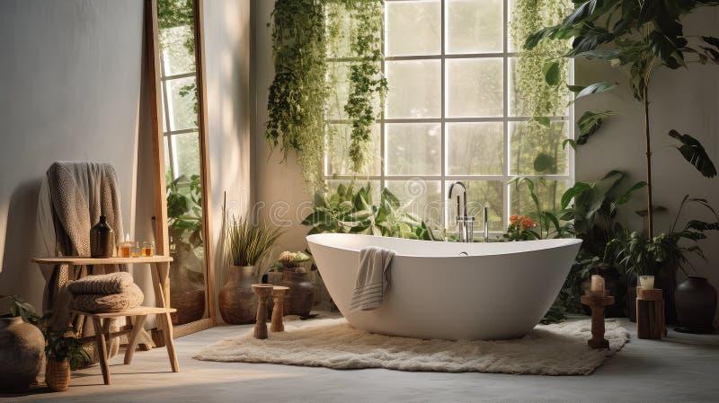 Choose‍ a⁣ freestanding tub⁢ to enhance the luxurious vibe of⁣ your boho bathroom