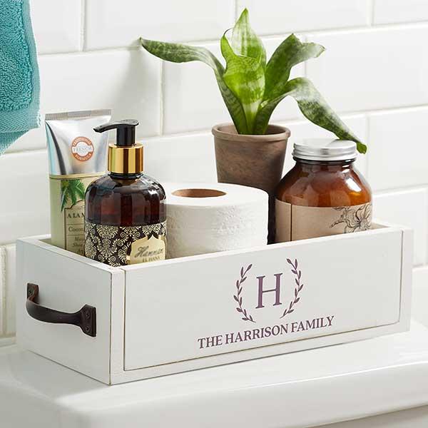 Use wooden crates‌ for stylish storage solutions ​in your ‍wooden ​bathroom