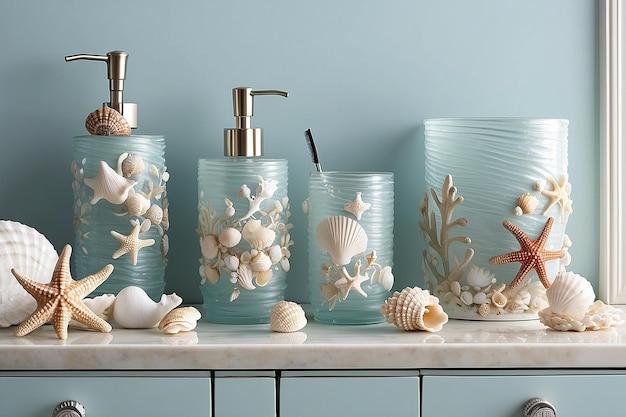 Coastal Vibes: Bring the beach to your bathroom with seashell decor