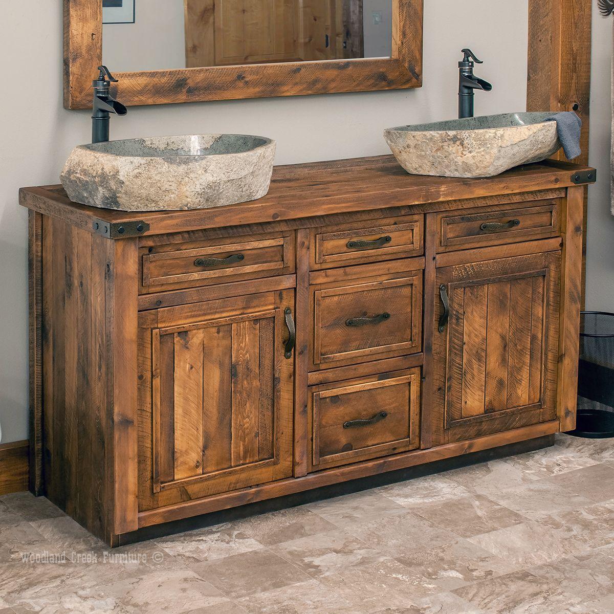 Use reclaimed wood ⁣for eco-friendly⁣ bathroom fixtures and ‍décor