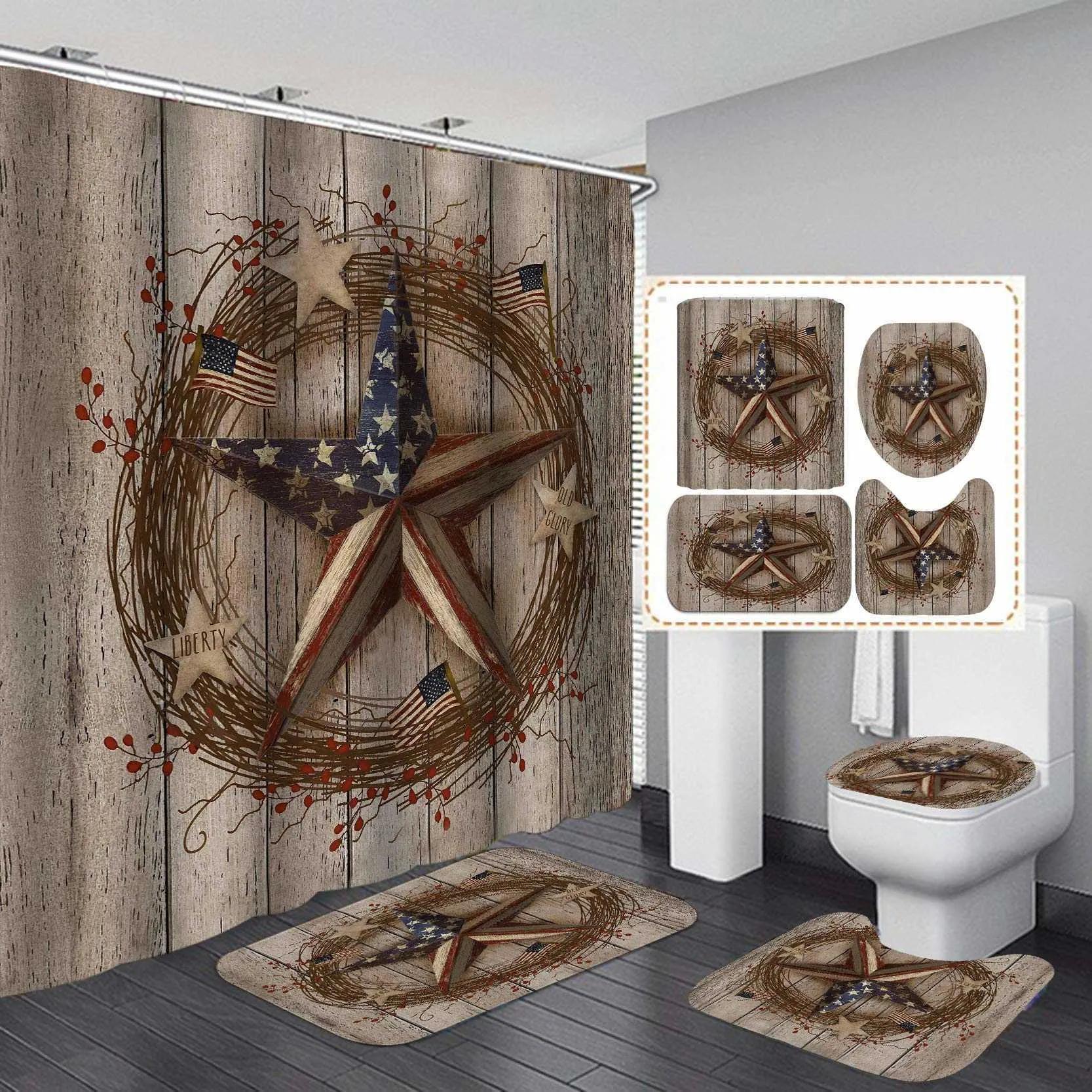 Incorporate a wooden framed shower ⁣curtain for a streamlined look