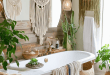 23 Boho Bathroom Decor Ideas for a Relaxing Oasis