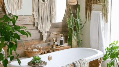23 Boho Bathroom Decor Ideas for a Relaxing Oasis