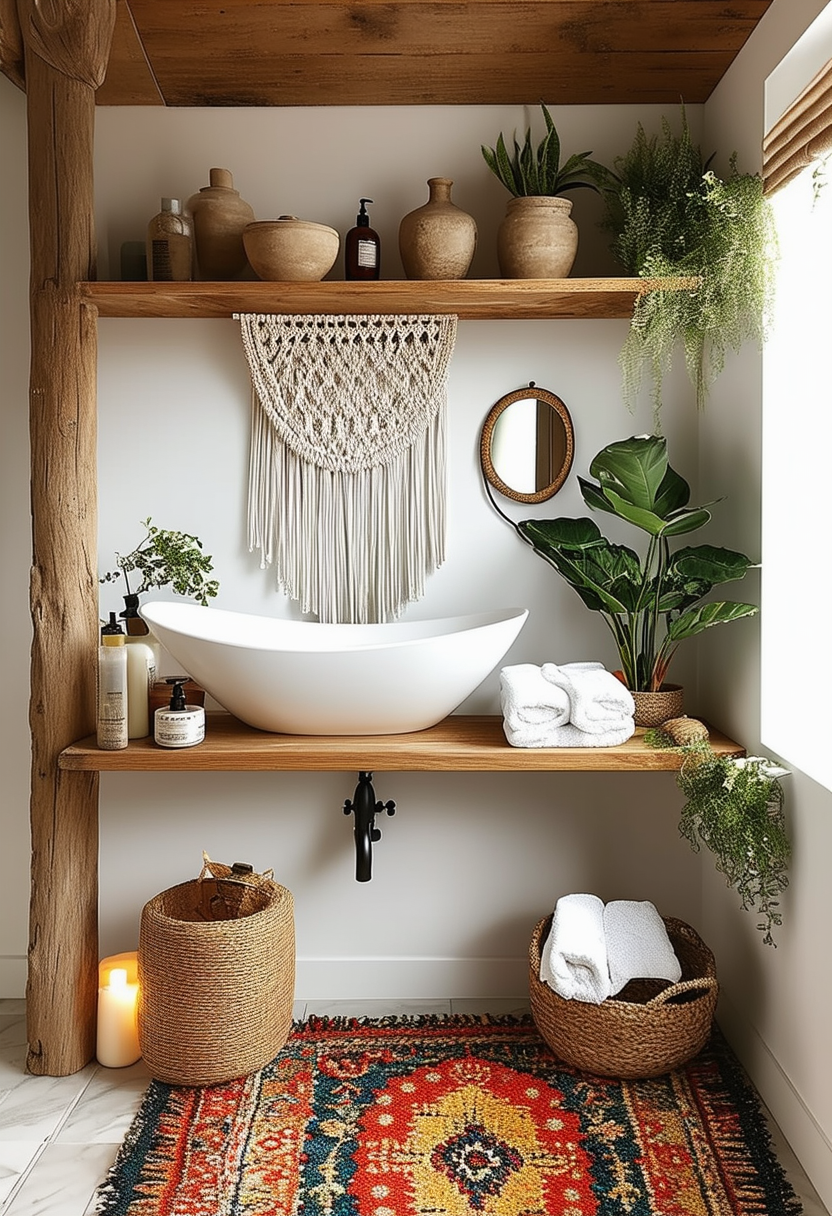 Boho Bathroom Essentials for a Dreamy Escape