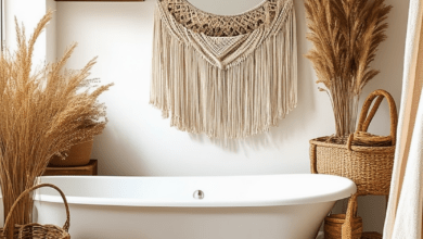 23 Boho Bathroom Essentials for a Relaxed Oasis at Home