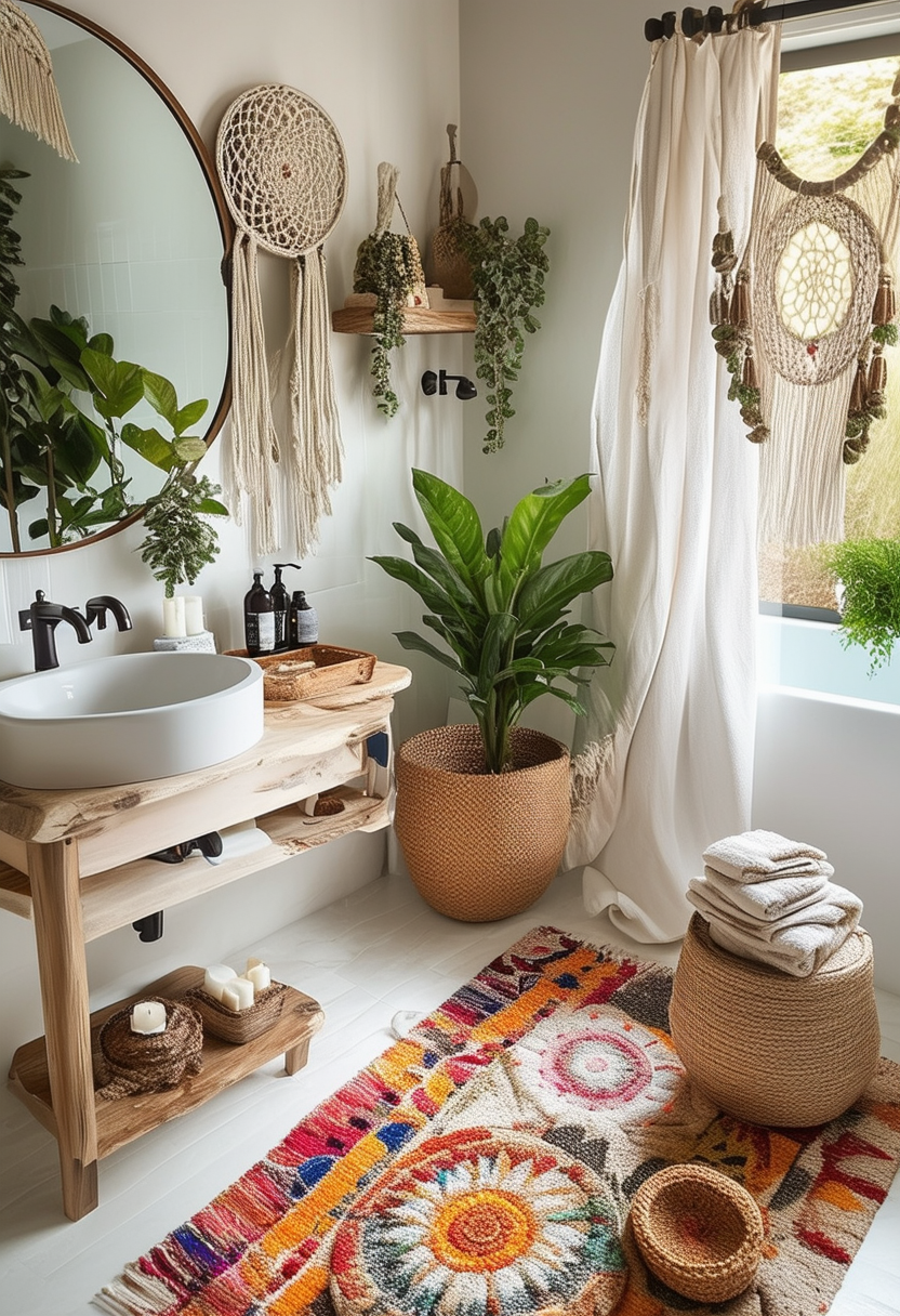 Boho Bathroom Essentials to Elevate Your Space