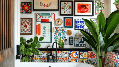 23 Creative Ideas for an Eclectic Bathroom Oasis