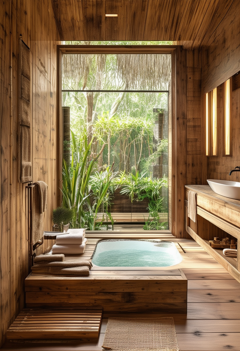 Inspiring Ideas for a Beautiful Wooden Bathroom Retreat