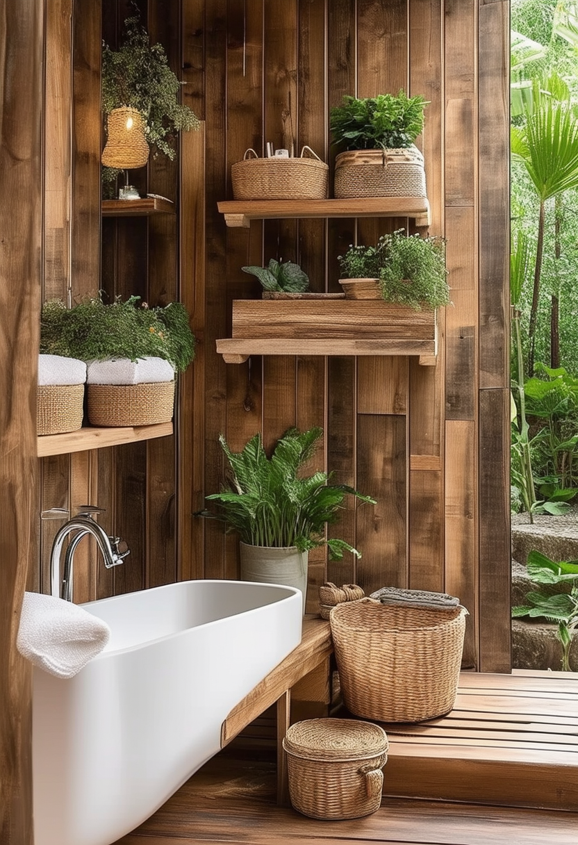 23 Inspiring Ideas for a Stunning Wooden Bathroom Retreat