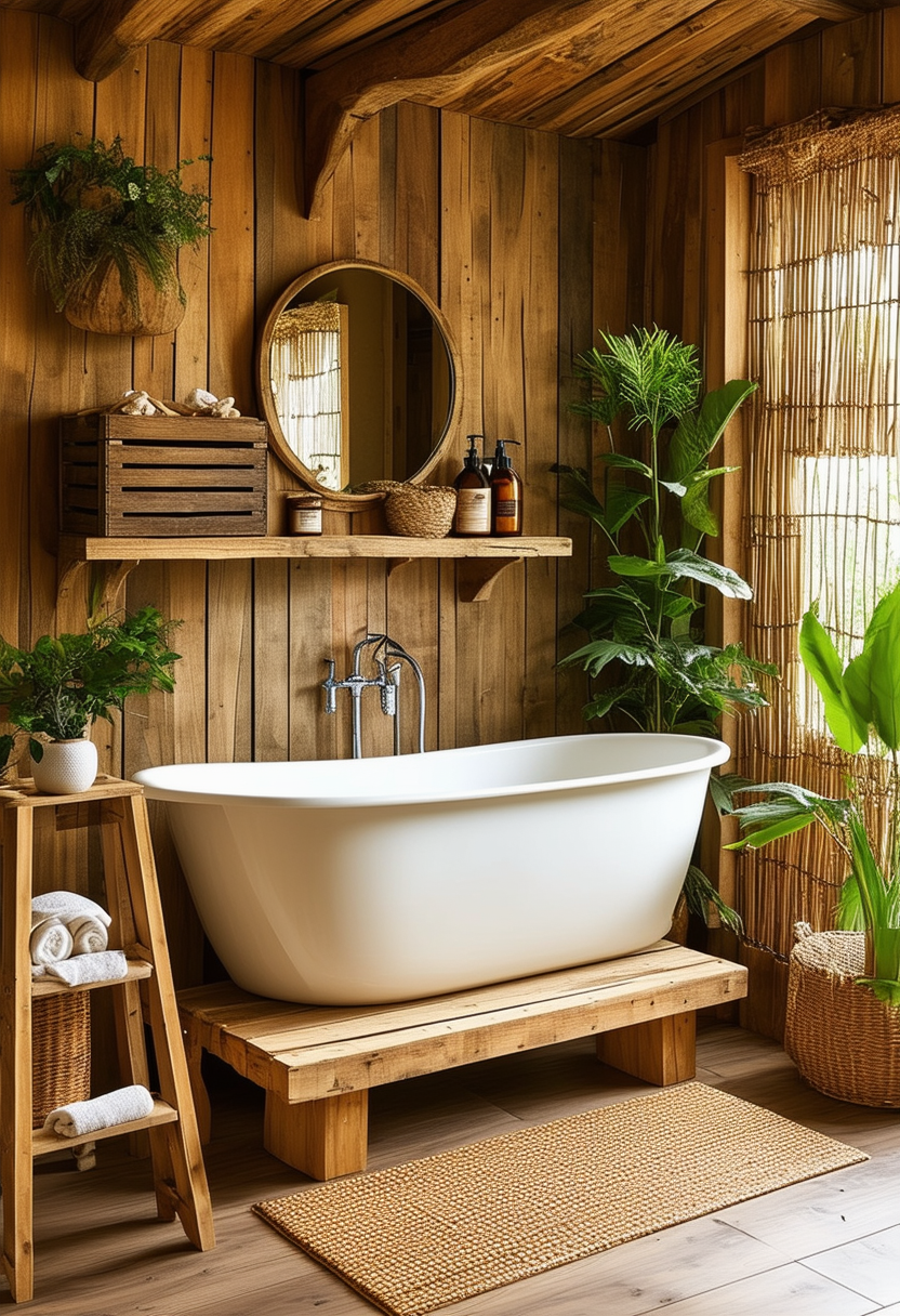 Inspiring Ideas for a Stylish Wooden Bathroom Retreat