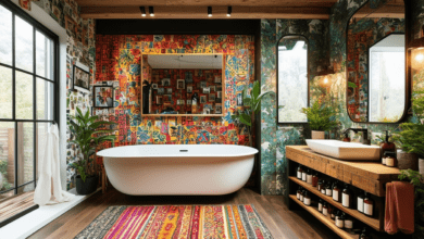 23 Inspiring Ideas for an Eclectic Bathroom Makeover