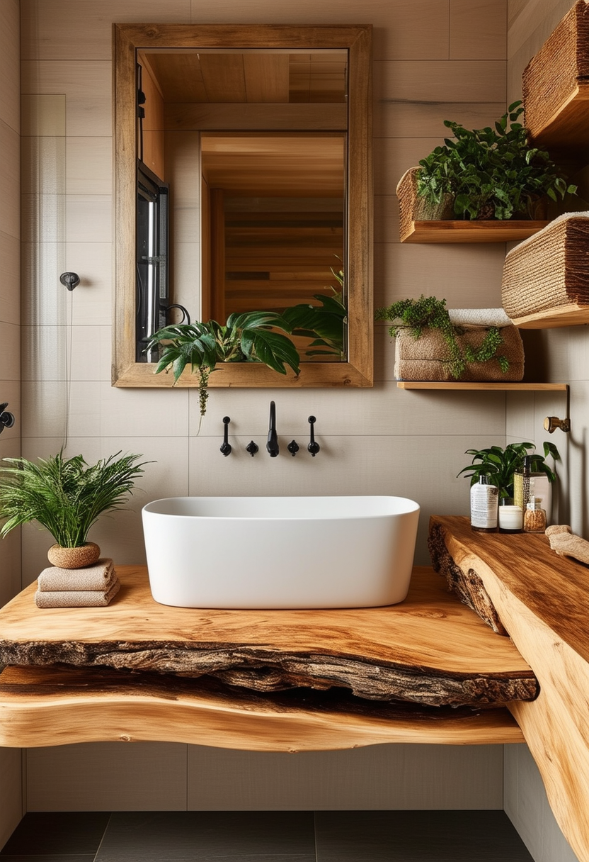 Stunning Elements to Elevate Your Wooden Bathroom Design