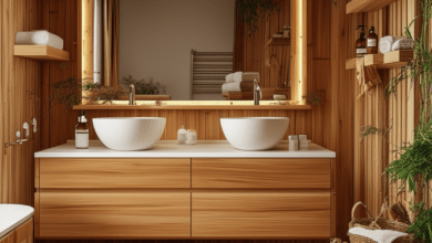 23 Stylish Elements for a Cozy Wooden Bathroom Retreat