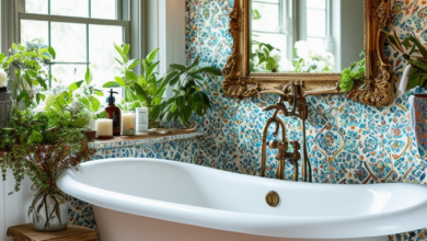 23 Unique Elements for an Eclectic Bathroom Makeover