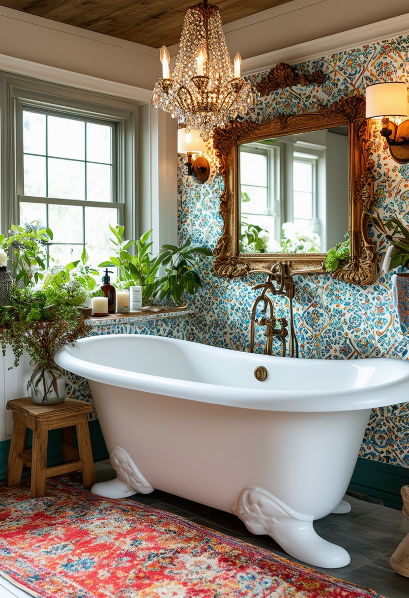 23 Unique Elements for an Eclectic Bathroom Makeover