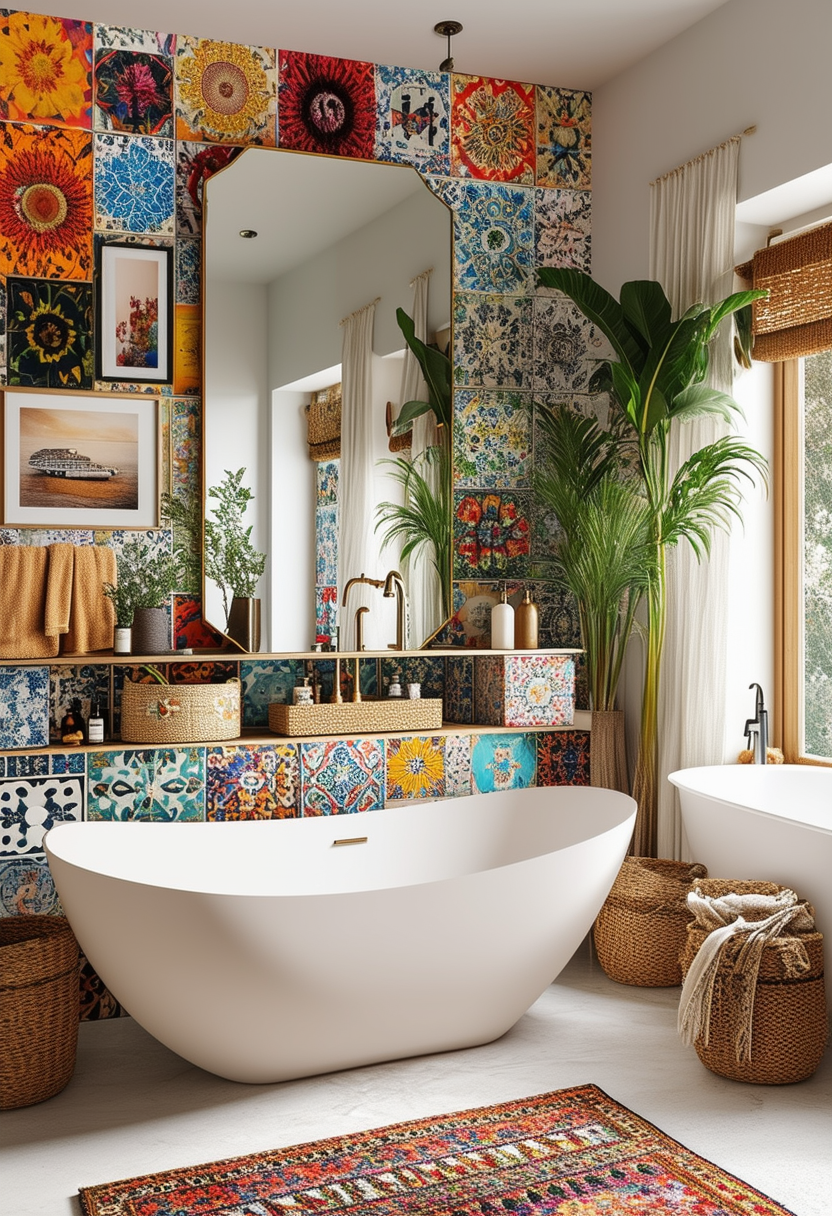 Unique Ideas for an Eclectic Bathroom Makeover