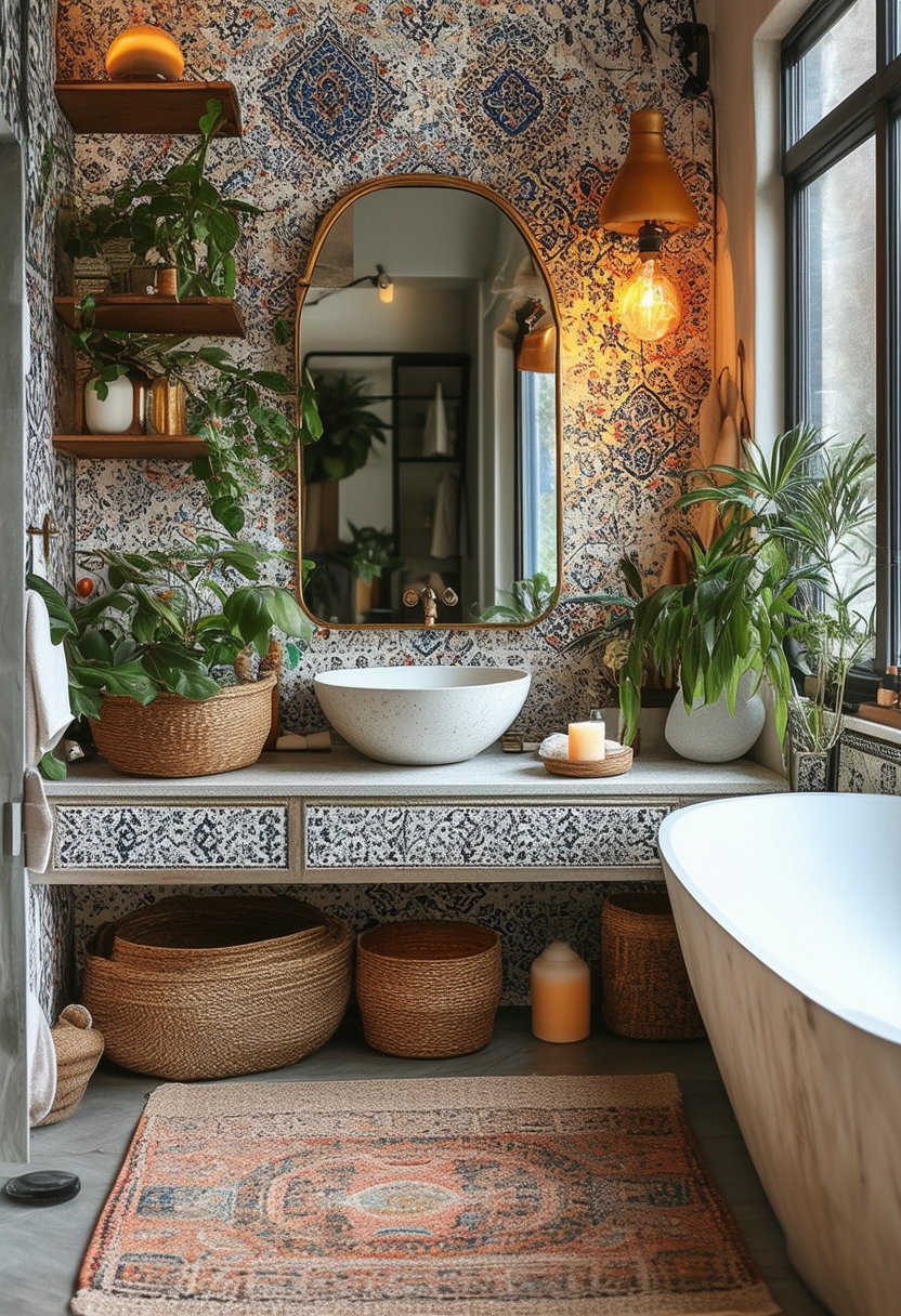 23 Unique Ideas to Create Your Dream Eclectic Bathroom