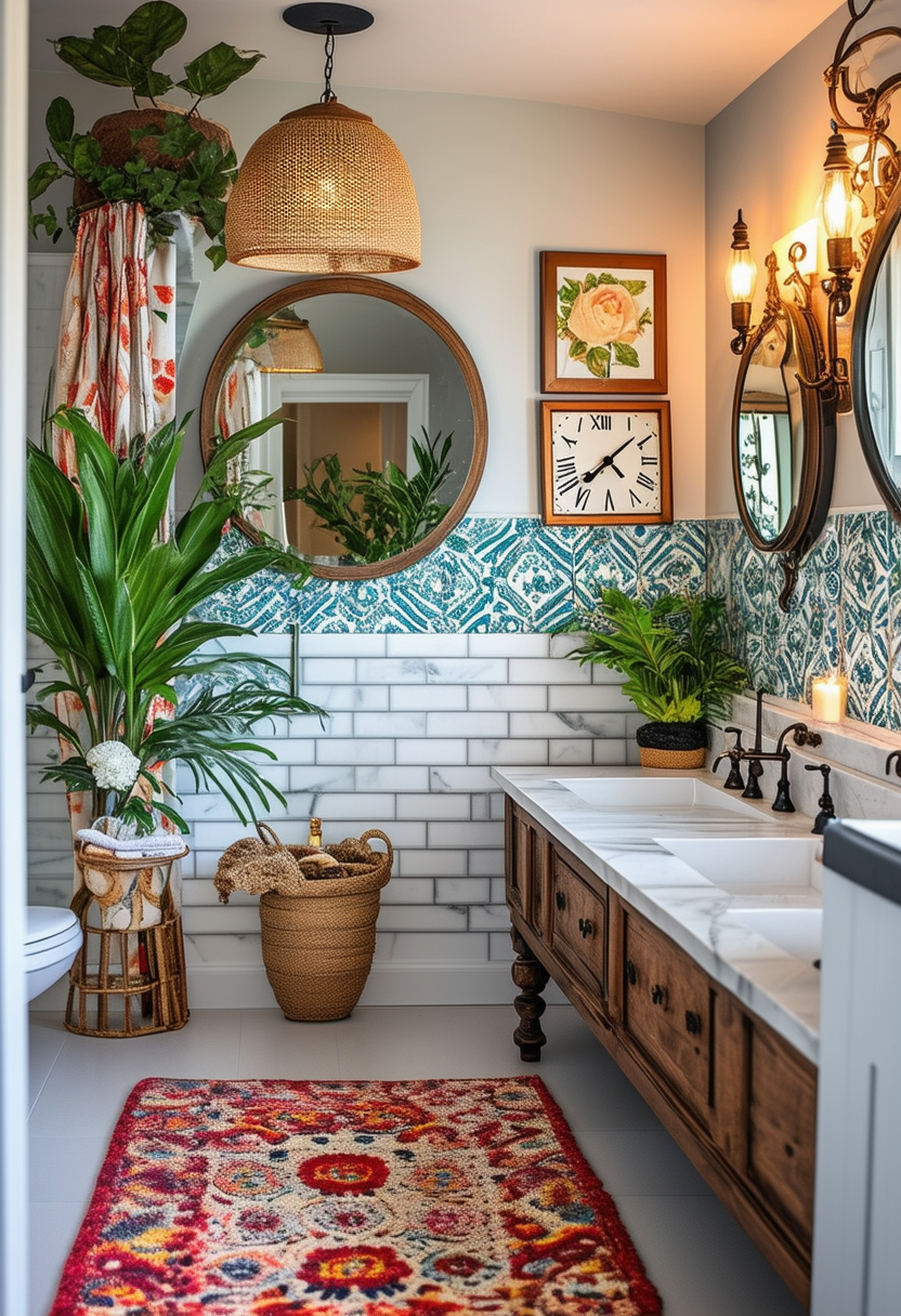 Unique Ideas to Create Your Dream Eclectic Bathroom