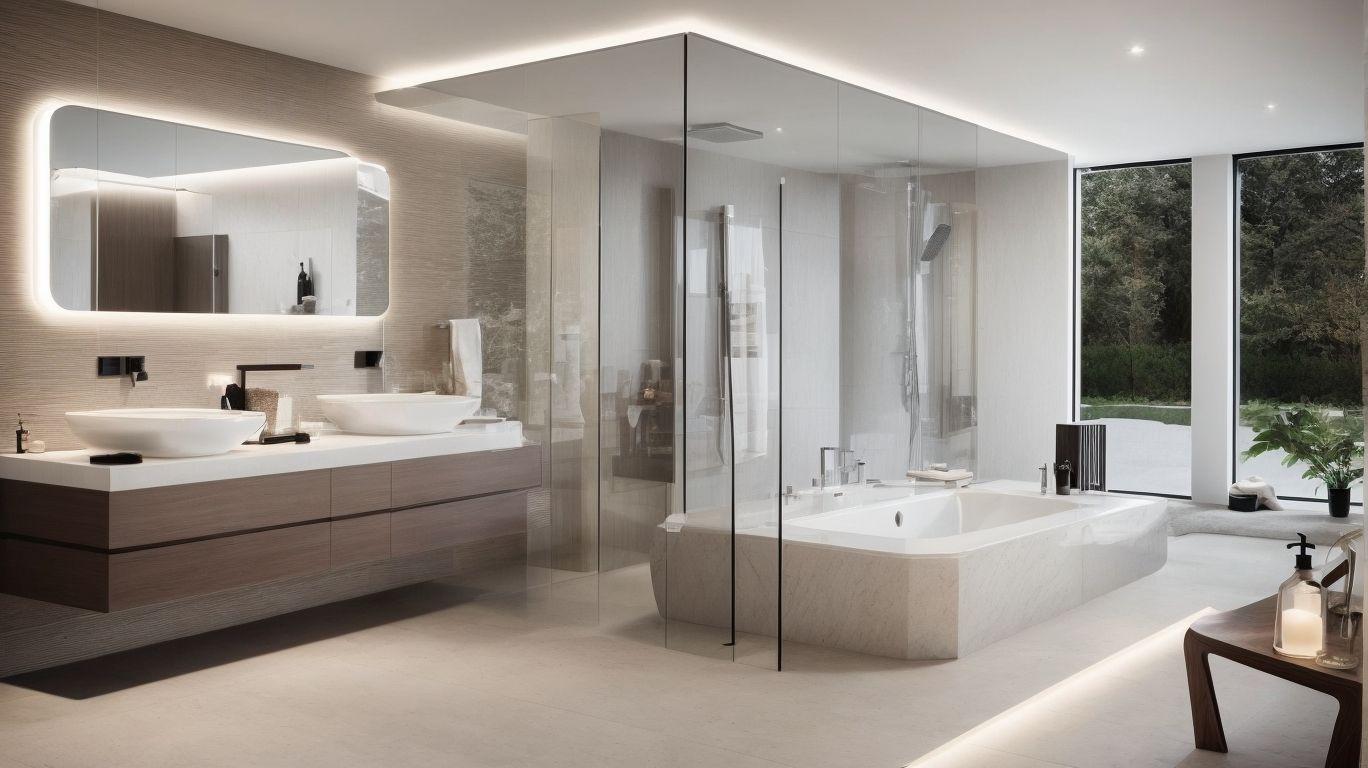 Modern ‌bathroom: Feature sleek surfaces and smart technology for convenience