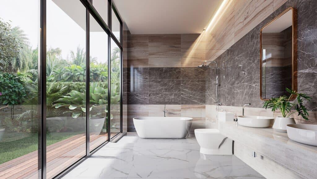 Futuristic bathroom: incorporate smart technology and innovative designs elegantly