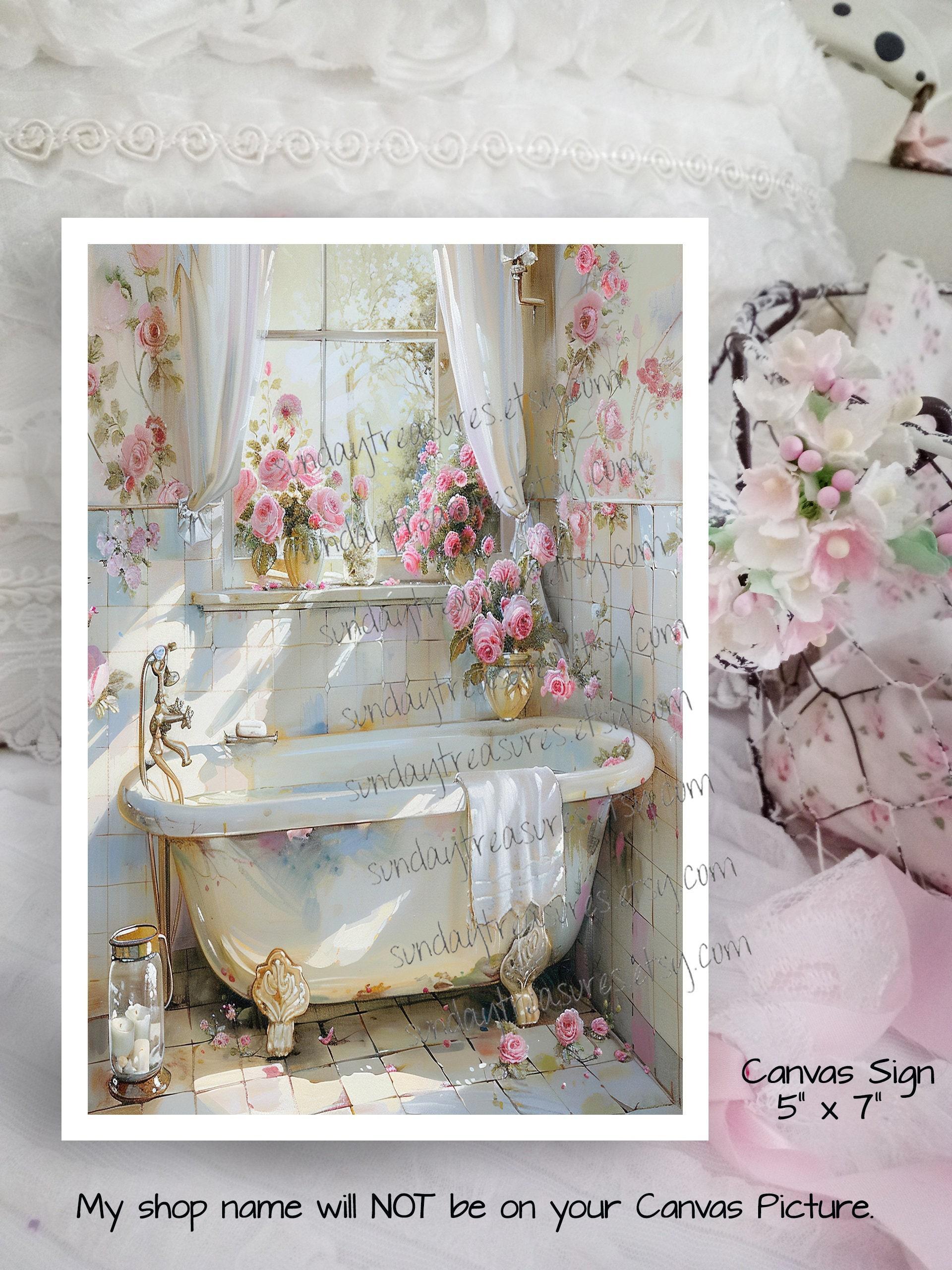 Vintage Chic: Blend retro finds for an inviting bathroom atmosphere