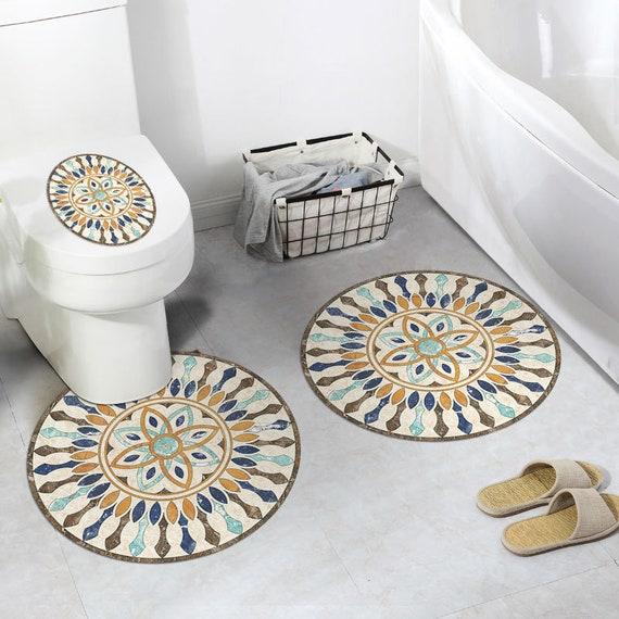 Create a cozy nook with​ floor cushions for relaxation in‍ your boho bathroom