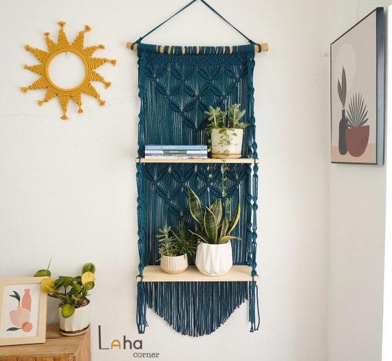 Macramé wall hangings to decorate and elevate your boho bathroom walls