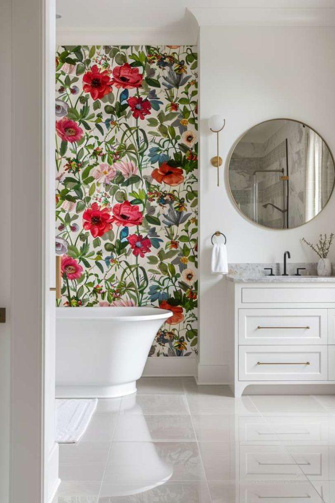 Vibrant accent walls to bring​ life to your modern ⁤bathroom