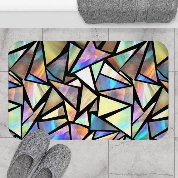 Use colorful‌ bath mats ⁤to ​brighten the floor of your eclectic bathroom