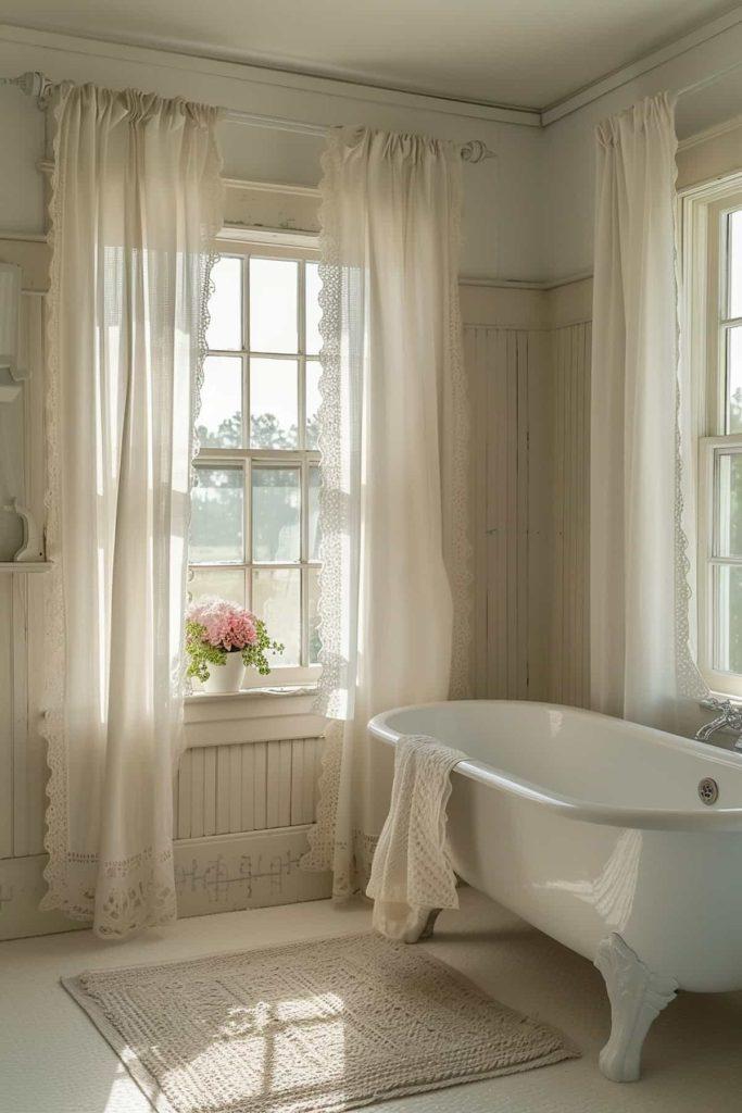 Ethereal Elegance: ⁢Create a dreamy bathroom with ⁣soft⁢ pastels ⁤and lace