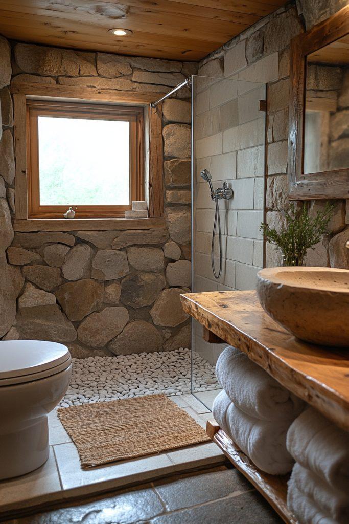 Soft ​lighting enhances⁤ the cozy vibe⁤ in your wooden⁢ bathroom oasis