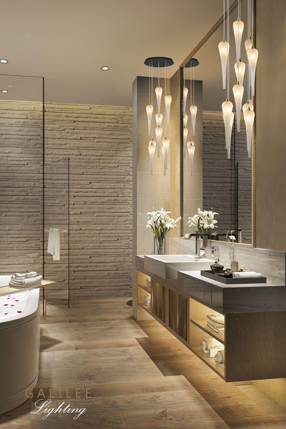 Layered lighting for versatility in your‌ modern bathroom ambiance