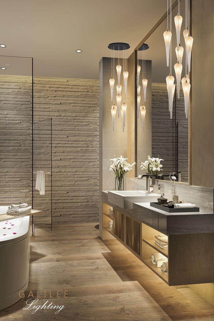 Incorporate quirky​ lighting⁢ fixtures that reflect your style in the eclectic bathroom