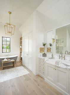 Wooden bathroom flooring‍ for warmth and character