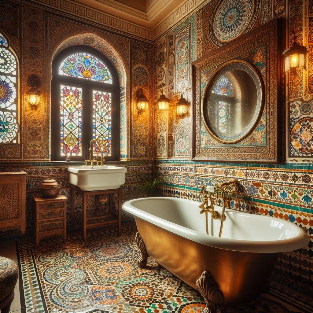 Blend ​cultural influences, such as Moroccan tiles, ⁤to enrich your ⁢eclectic bathroom