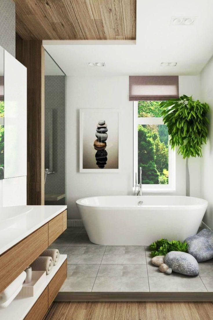 Zen bathroom: Focus on tranquility with balanced design​ and natural⁢ light