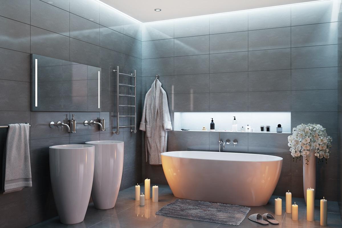 Choose calming scents to enrich your modern bathroom ⁣experience