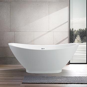 Statement Bathtub: Invest ⁣in a stunning freestanding tub ‍for modern bathroom elegance