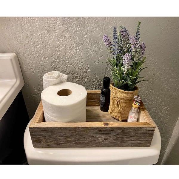 Use wooden storage boxes⁤ for a ⁢tidy, organized bathroom