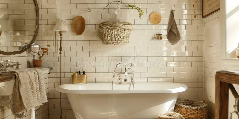 Vintage bathroom: Add ‍charm with retro tiles and antique fixtures