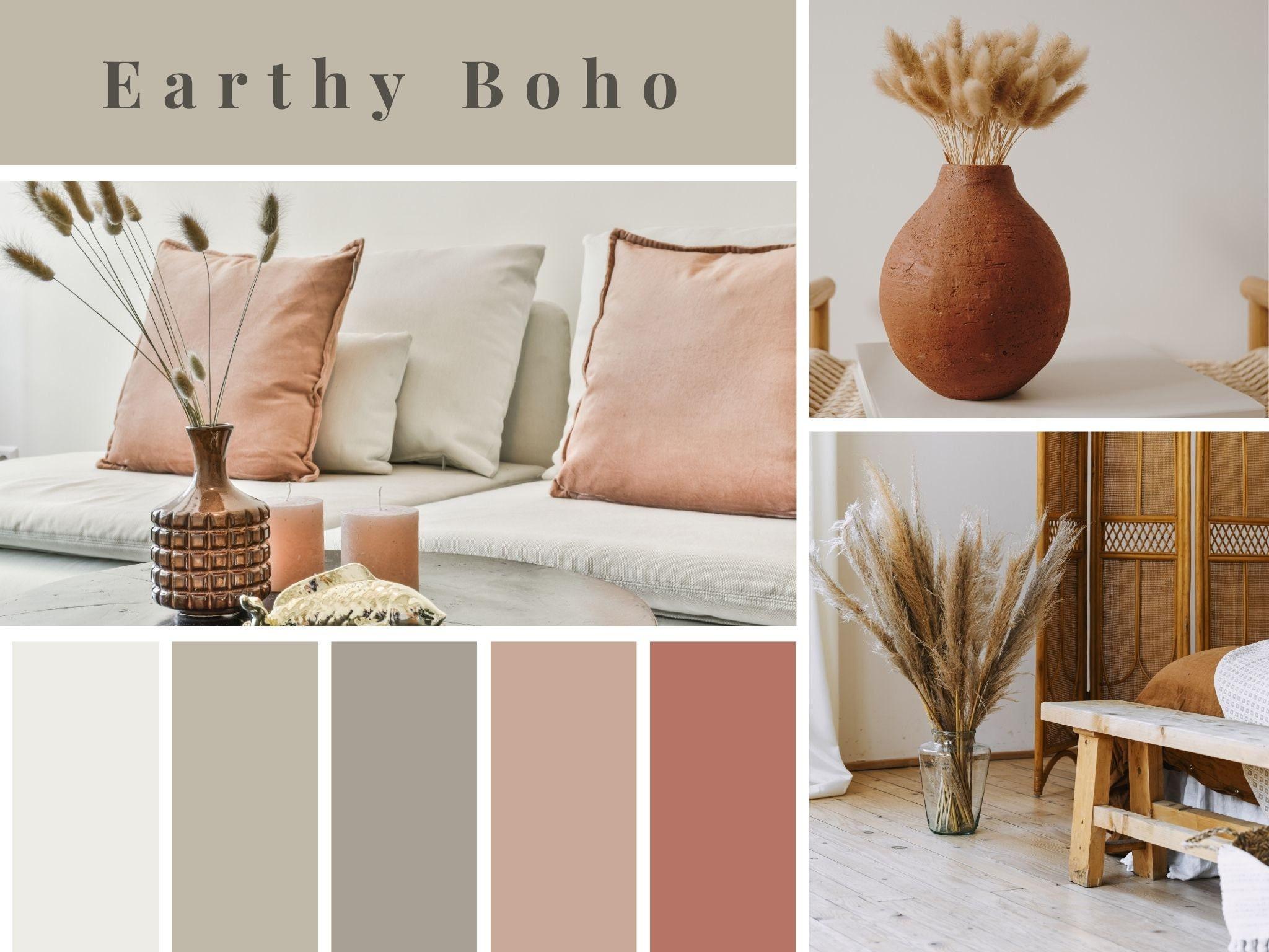 Select earthy color palettes to‍ evoke tranquility in ​your boho bathroom